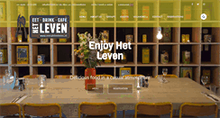 Desktop Screenshot of eetcafehetleven.nl