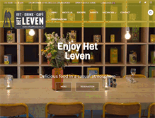 Tablet Screenshot of eetcafehetleven.nl